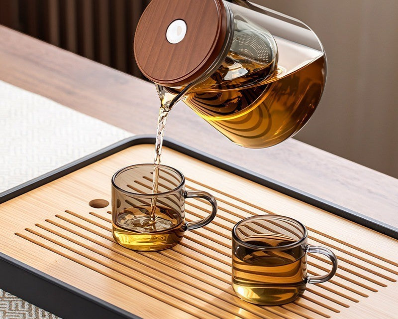 Glass press teapot by Glow Ritual