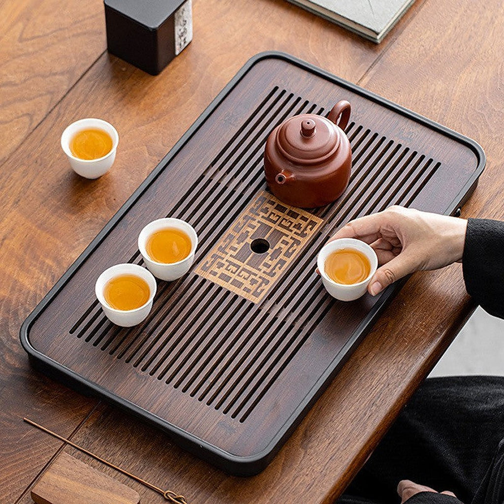 Bamboo tea tray by Glow Ritual