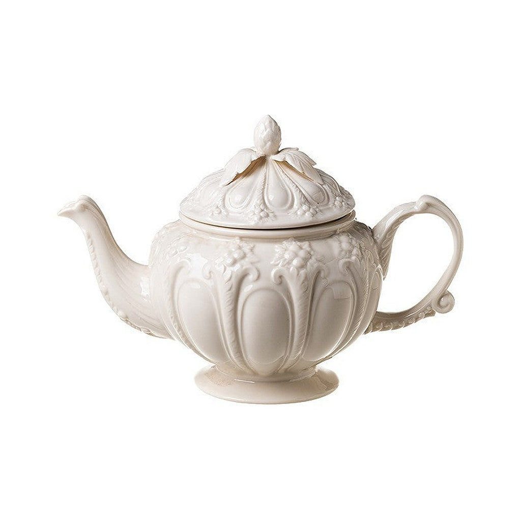 Embossed teacup and saucer by Glow Ritual