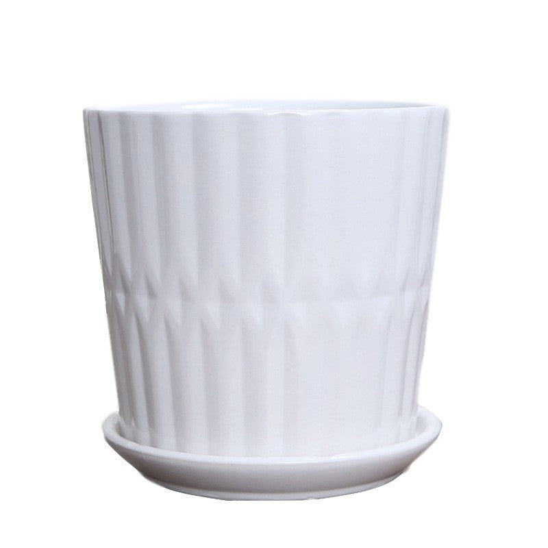 Ceramic planter set of 3 by Glow Ritual