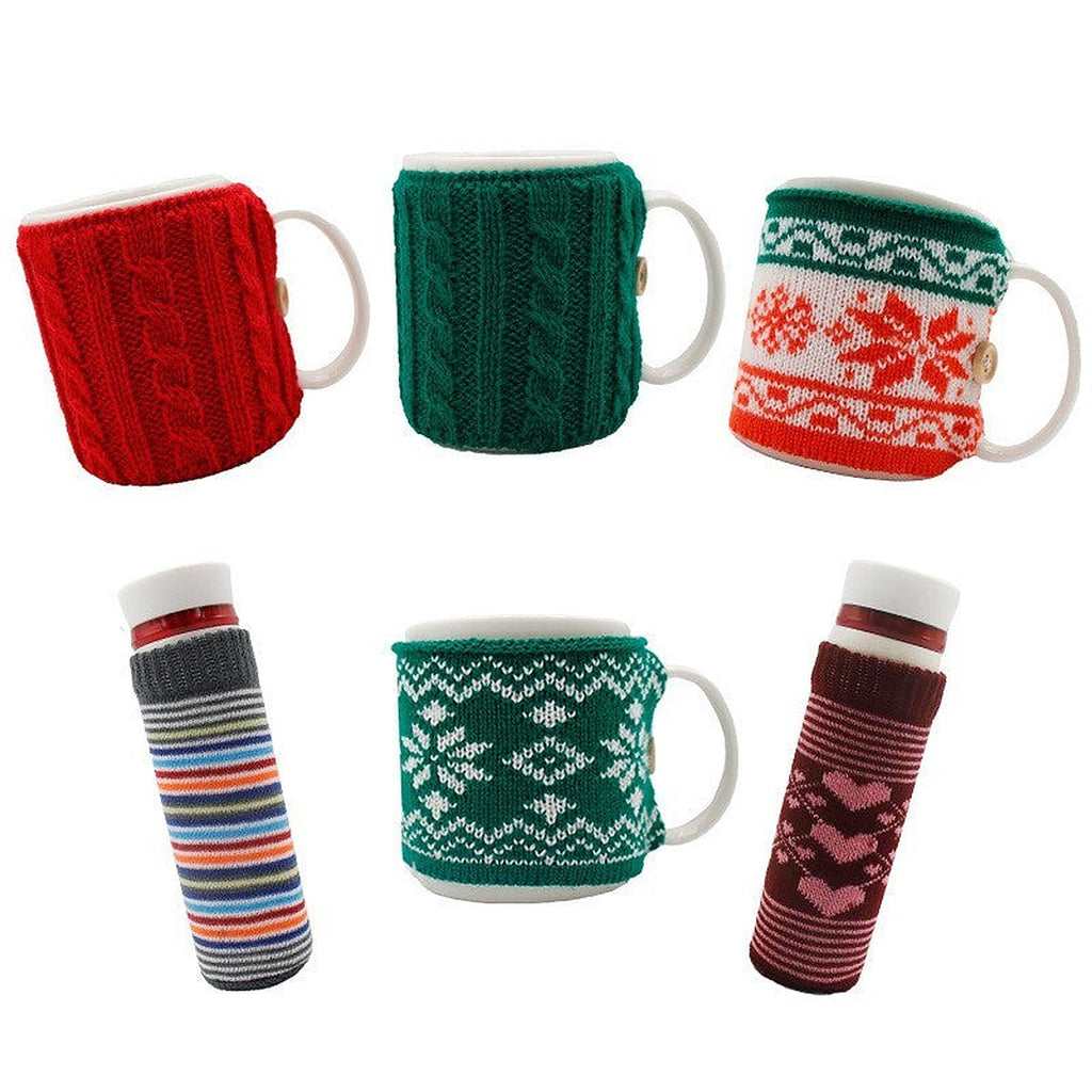 Knit mug sleeve by Glow Ritual