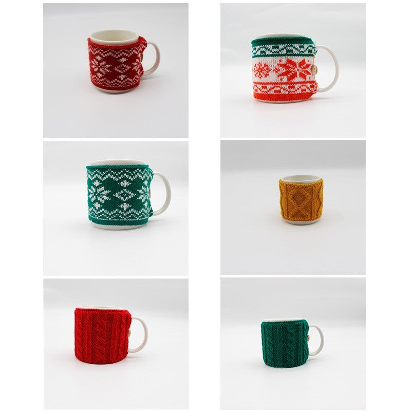Knit mug sleeve by Glow Ritual