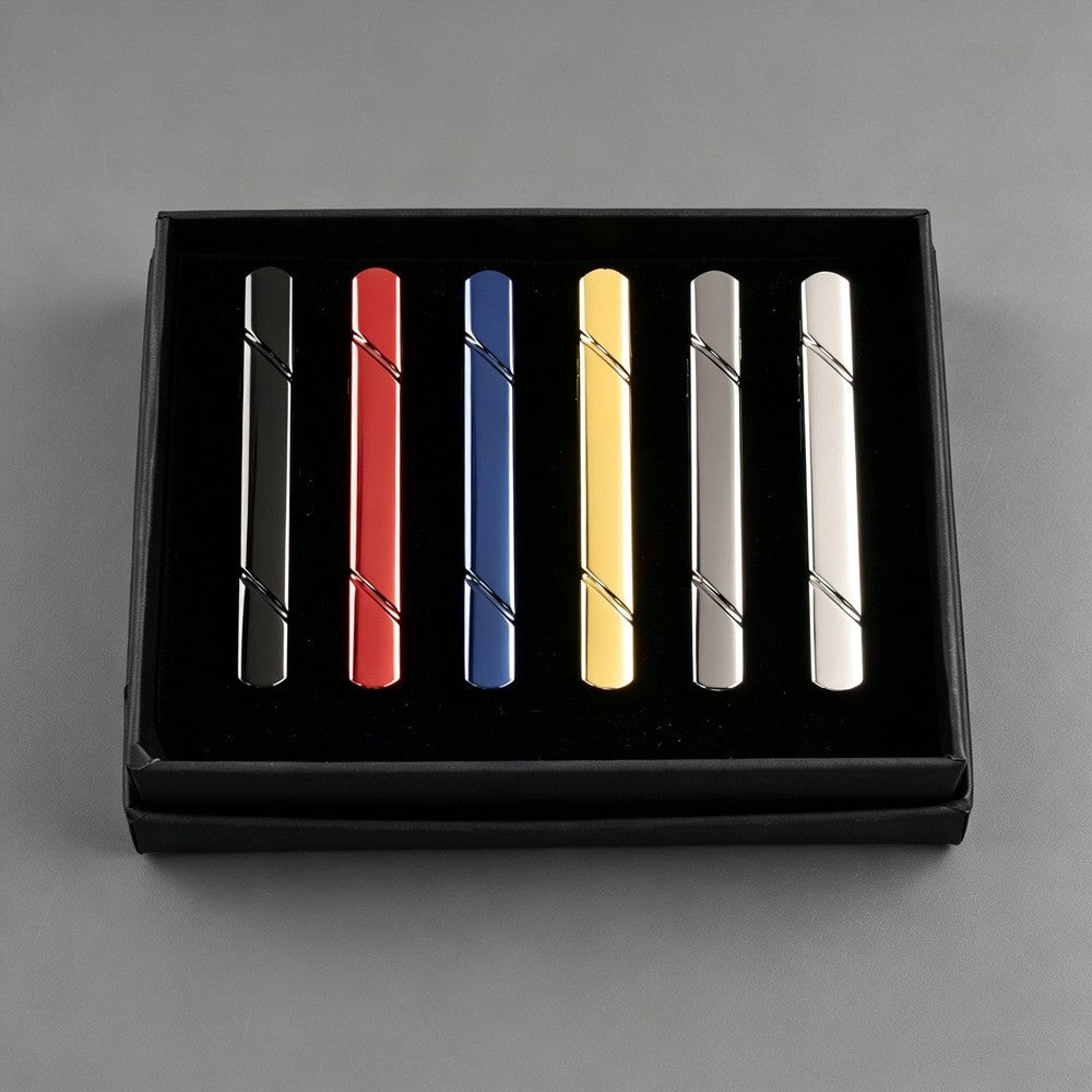 Men's tie clip set by Glow Ritual