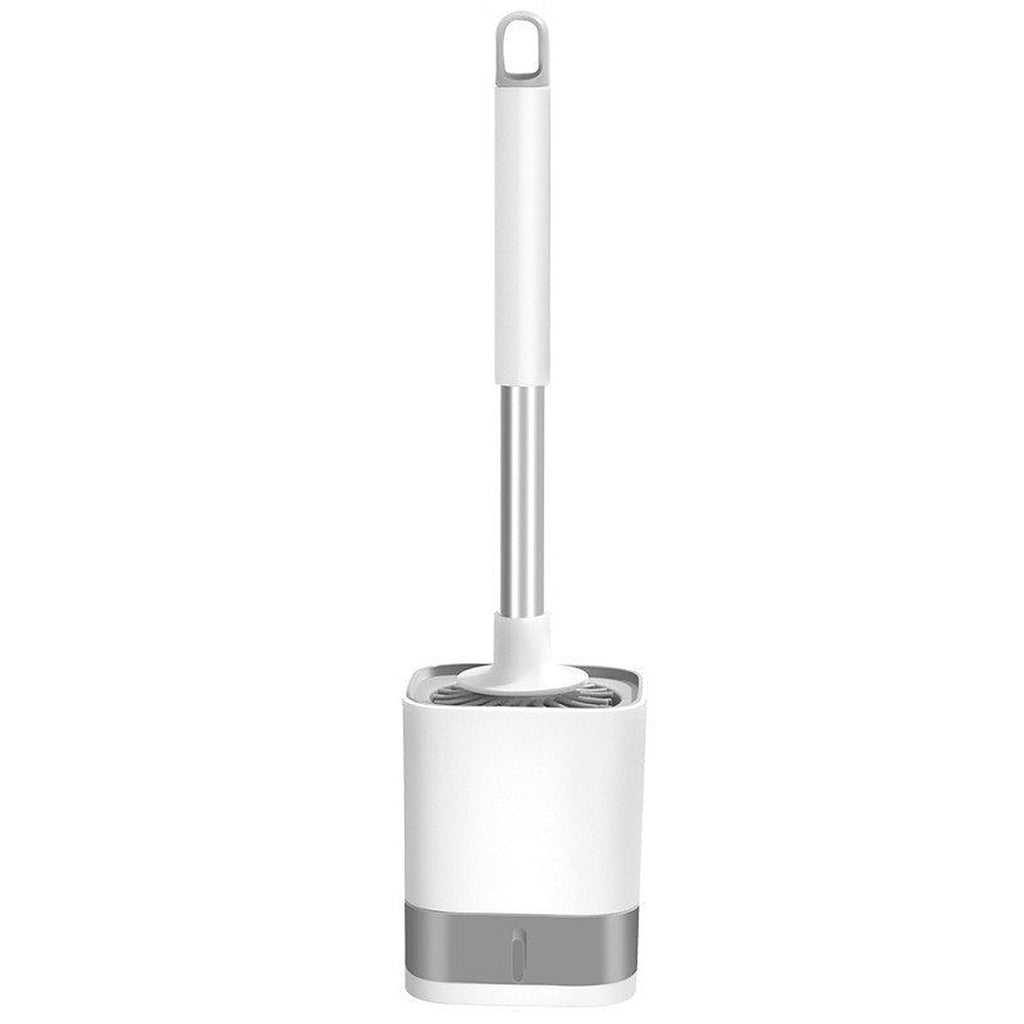 Silicone toilet brush with holder by Glow Ritual