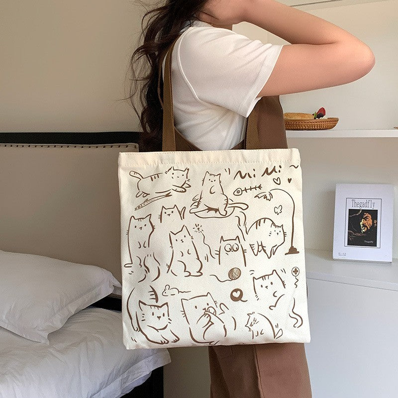 Canvas tote bag with zipper by Glow Ritual