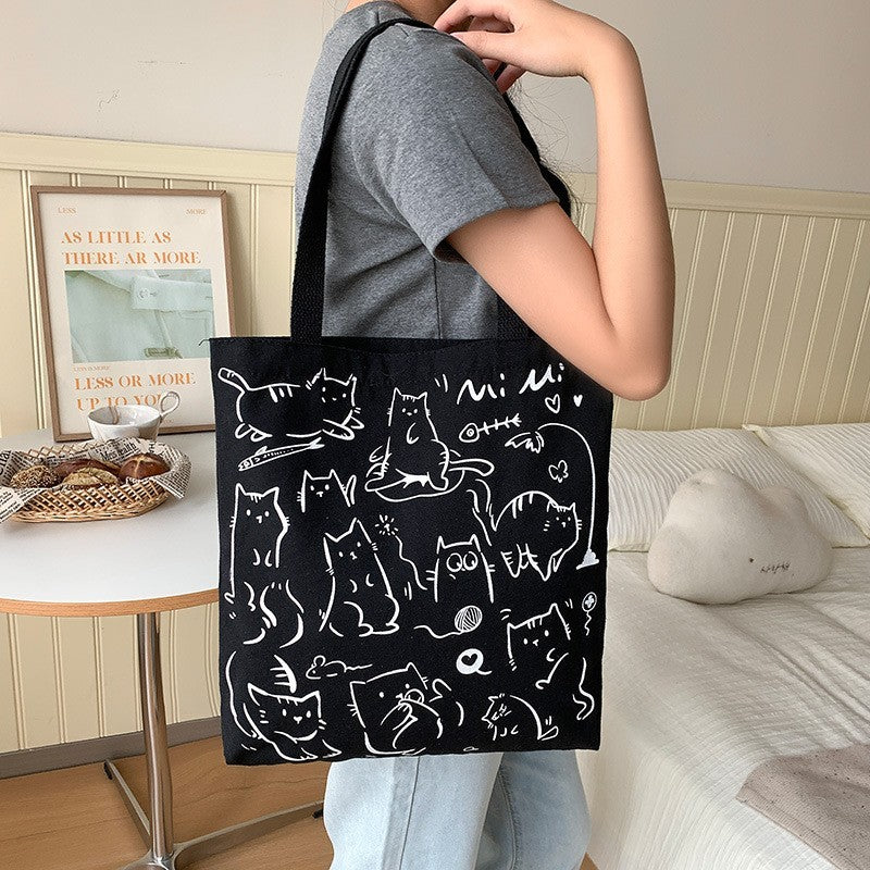 Canvas tote bag with zipper by Glow Ritual