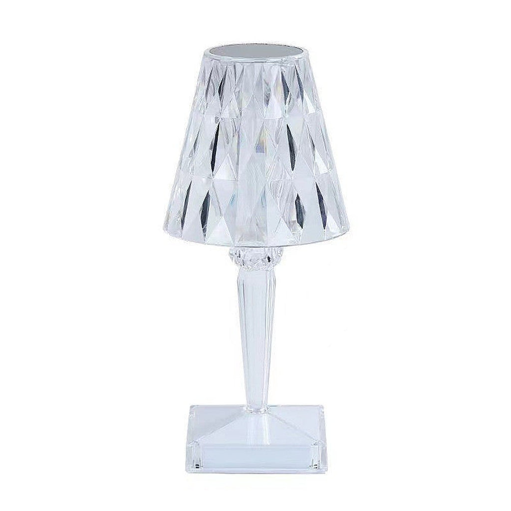 Crystal diamond touch table lamp by Glow Ritual