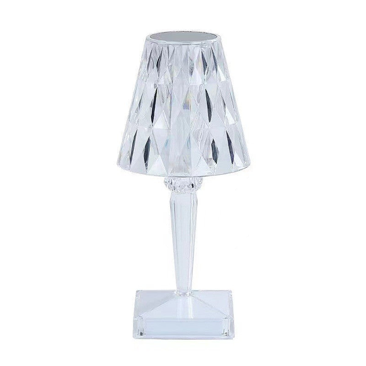 Crystal diamond touch table lamp by Glow Ritual