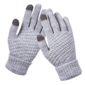 Touchscreen knit gloves by Glow Ritual