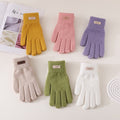 Touchscreen knit gloves by Glow Ritual