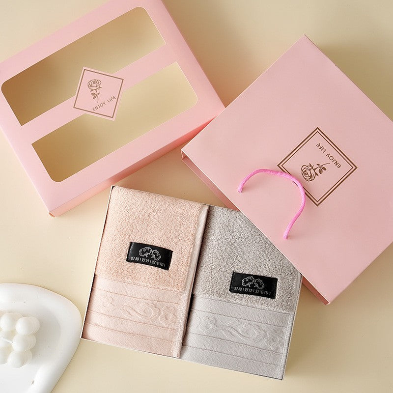 Cotton towel gift set by Glow Ritual