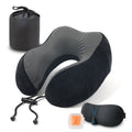 Memory foam travel neck pillow by Glow Ritual