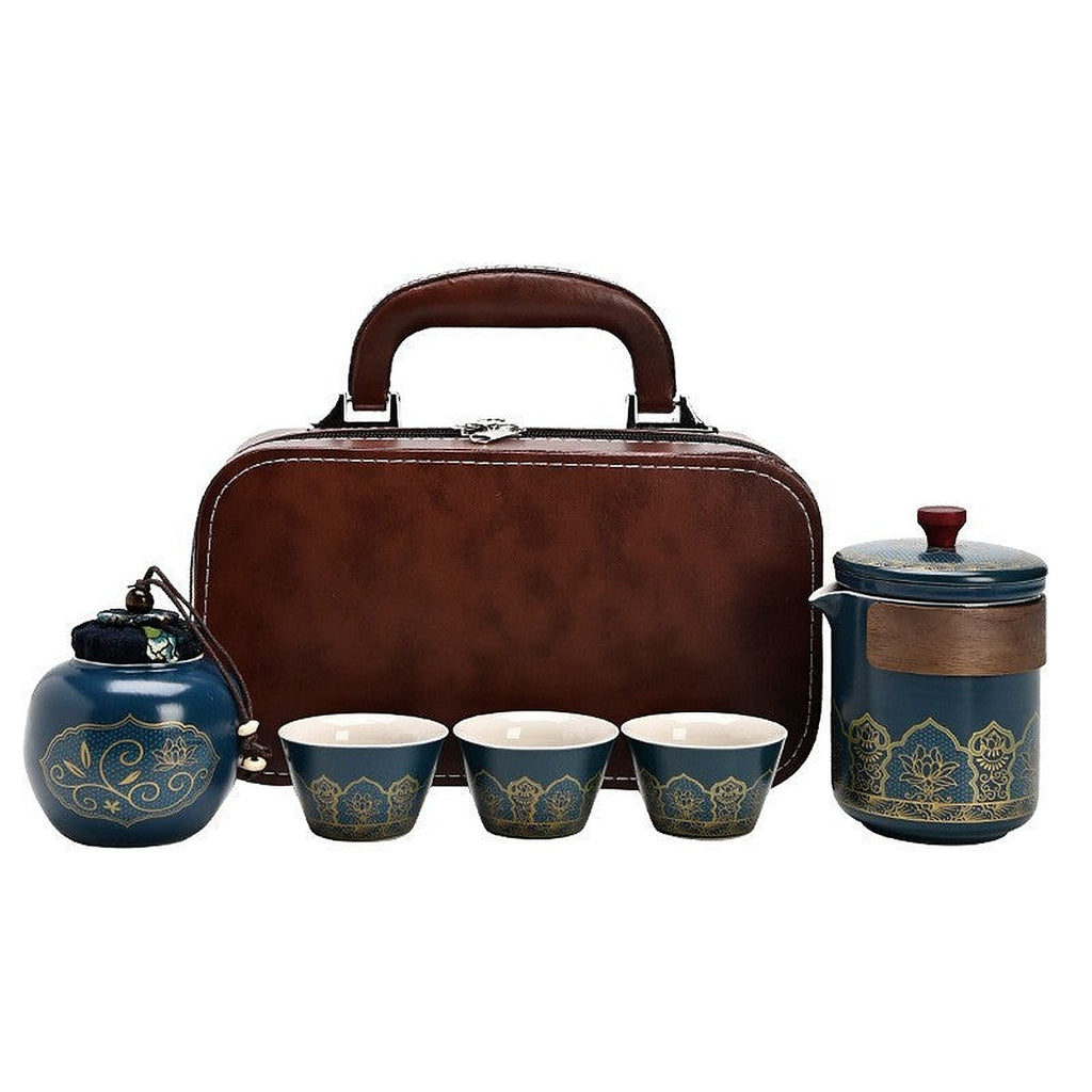 Portable travel tea set by Glow Ritual