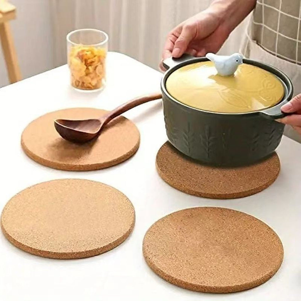 Cork trivets by Glow Ritual