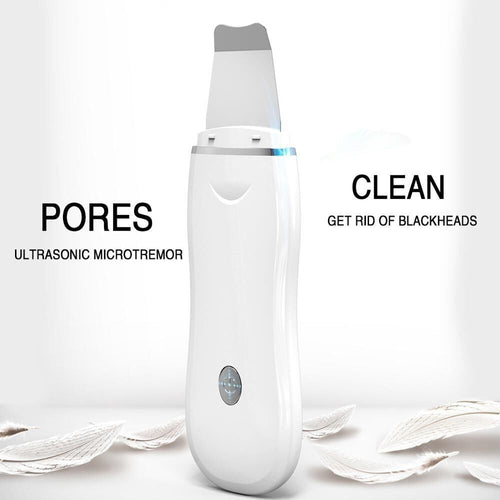 Ultrasonic skin scrubber spatula by Glow Ritual