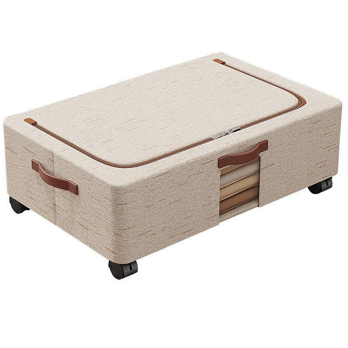 Under-bed storage drawer with wheels by Glow Ritual