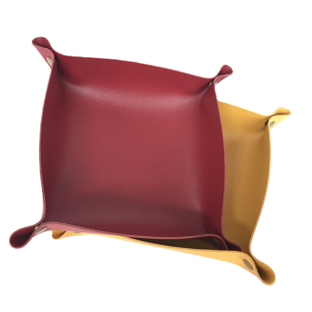 Leather valet tray by Glow Ritual