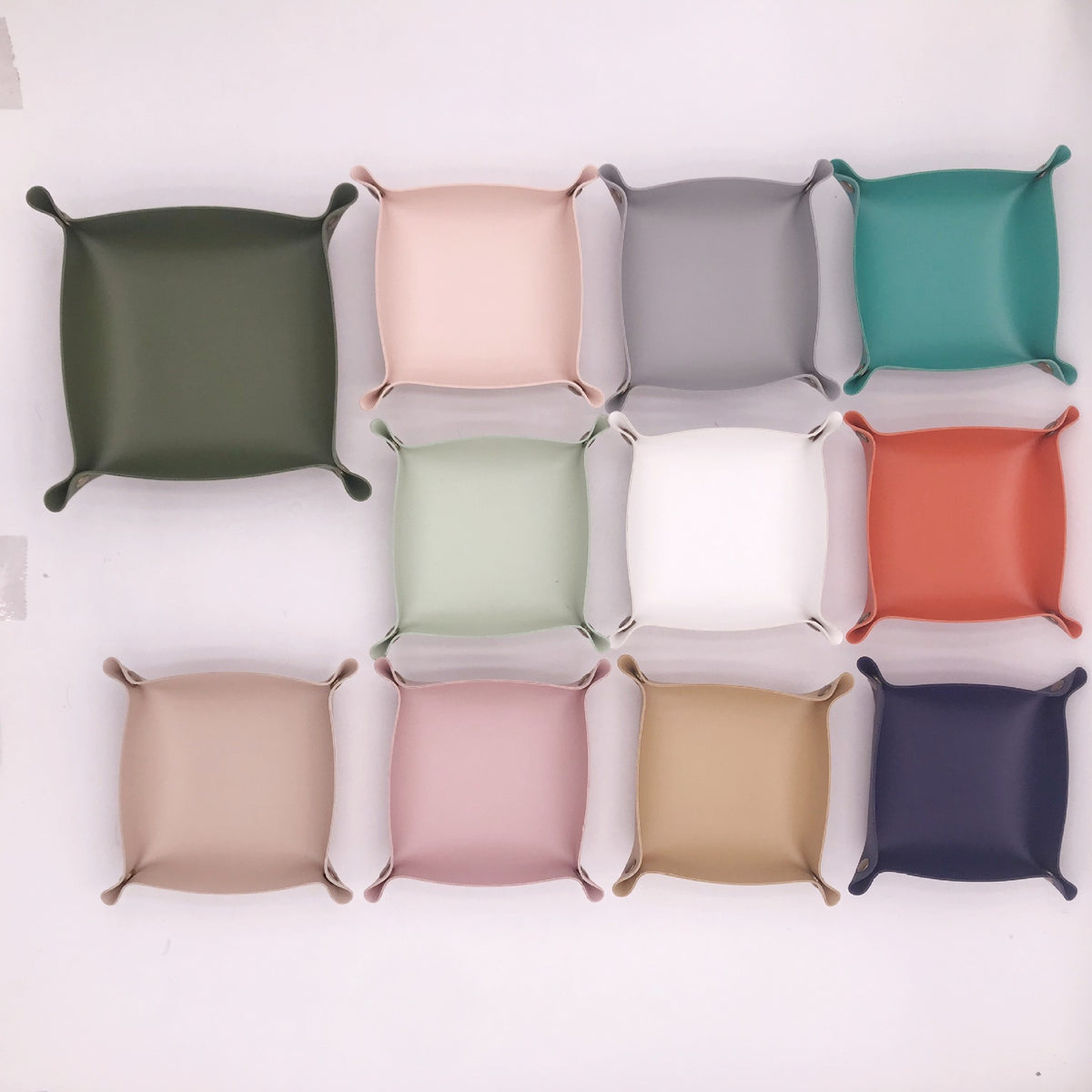 Leather valet tray by Glow Ritual