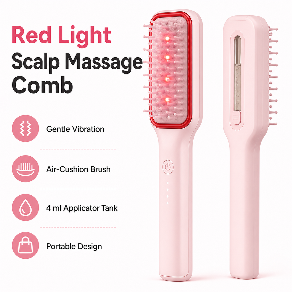 Red Light Scalp Massage Comb
