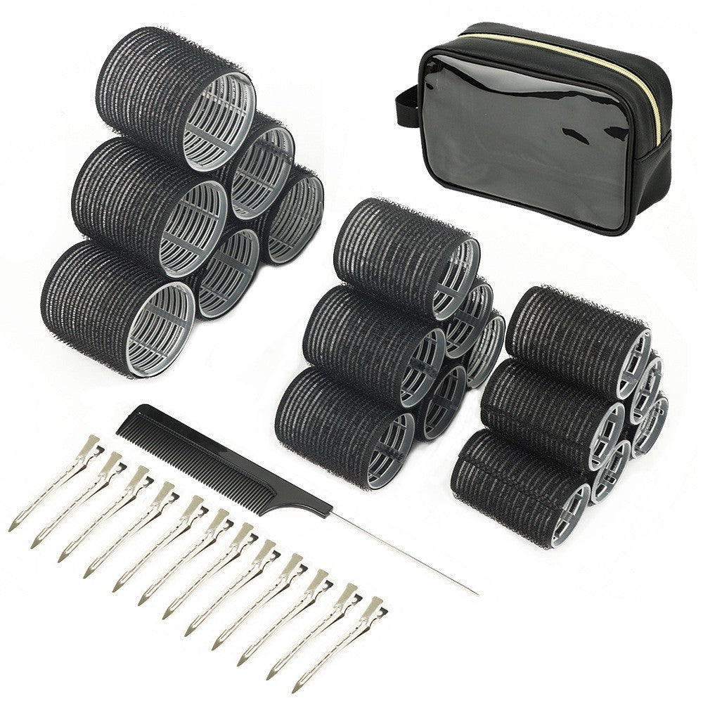 Self-grip velcro hair rollers set by Glow Ritual