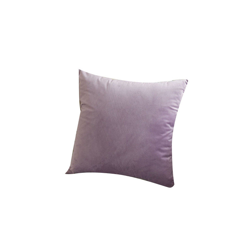 Velvet Pillow Cover – Soft Solid Cushion Cover 18 in