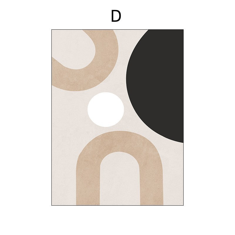 Abstract boho canvas print by Glow Ritual