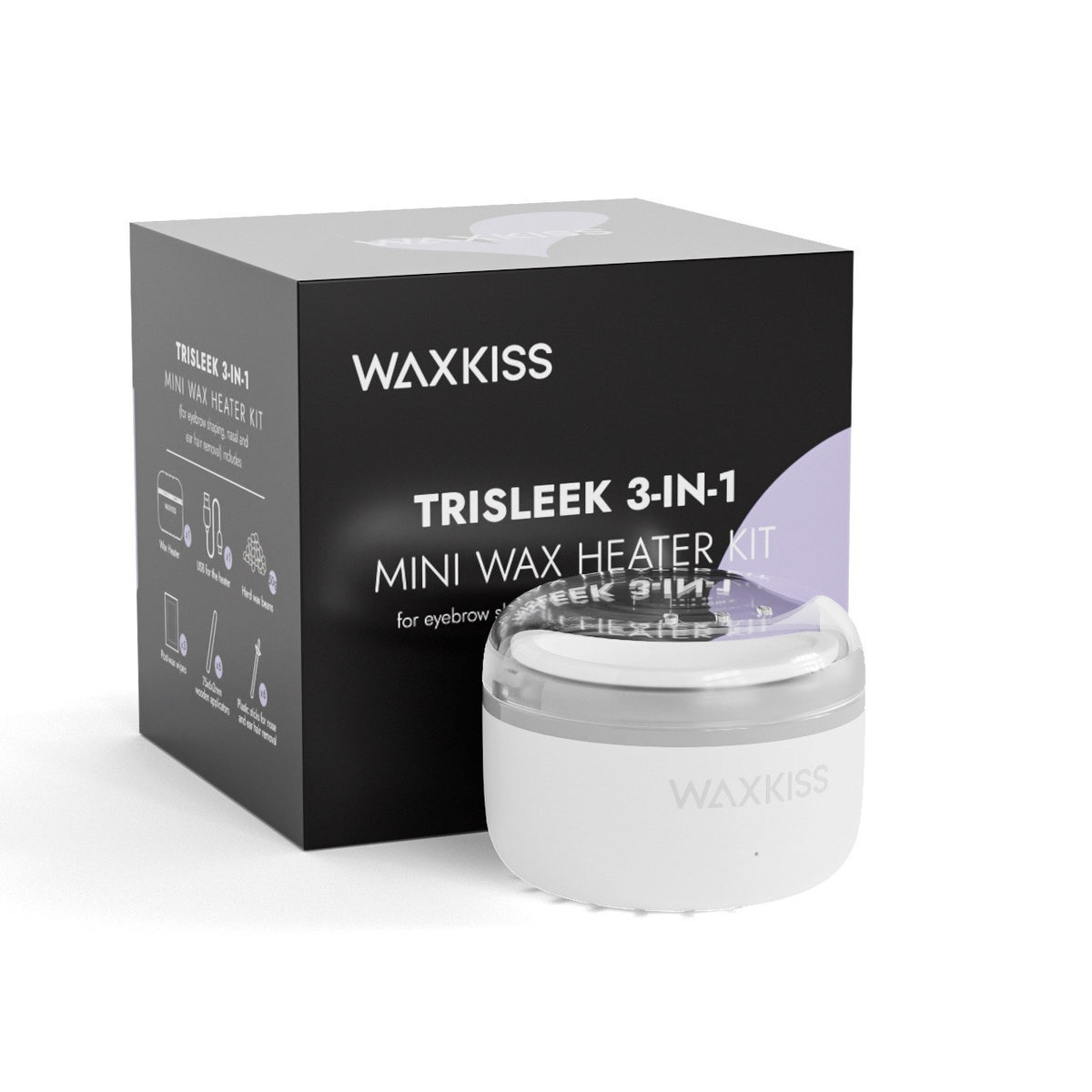Mini wax warmer home waxing kit by Glow Ritual