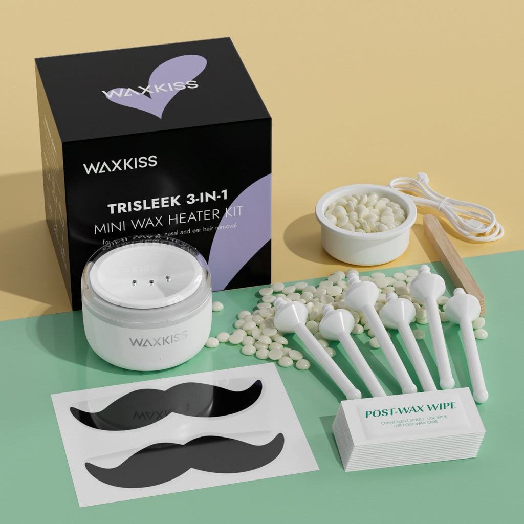 Mini wax warmer home waxing kit by Glow Ritual