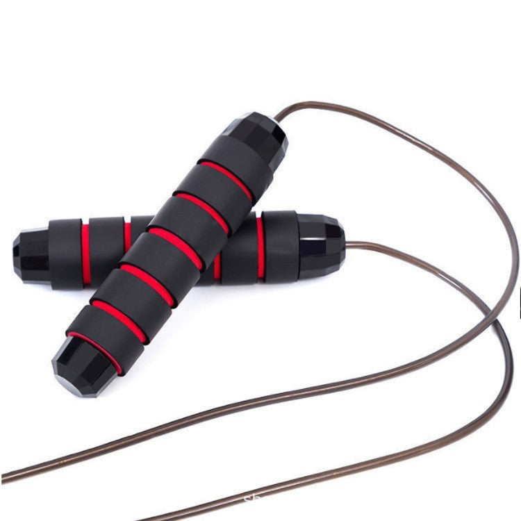 Weighted steel cable jump rope by Glow Ritual