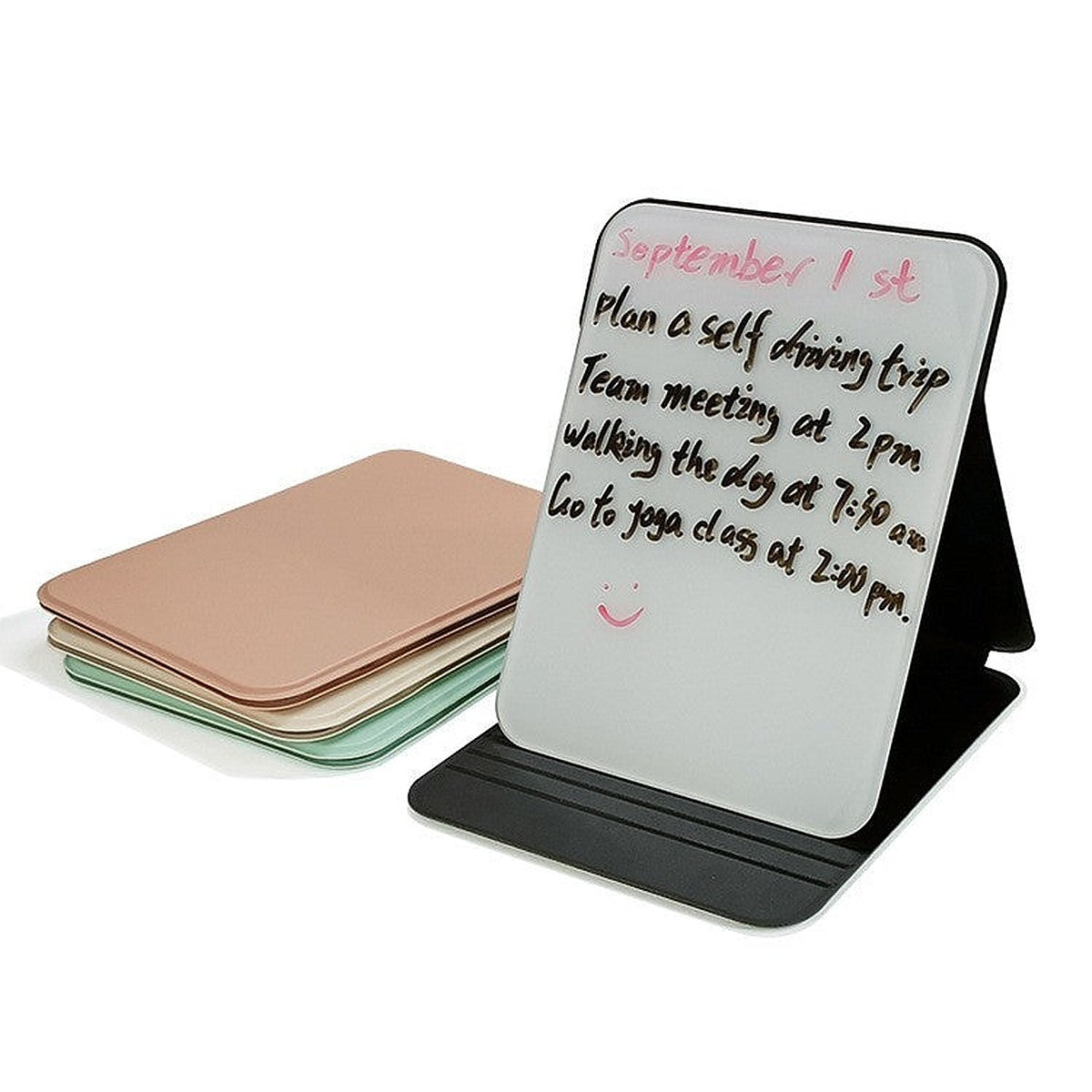Desktop glass whiteboard by Glow Ritual