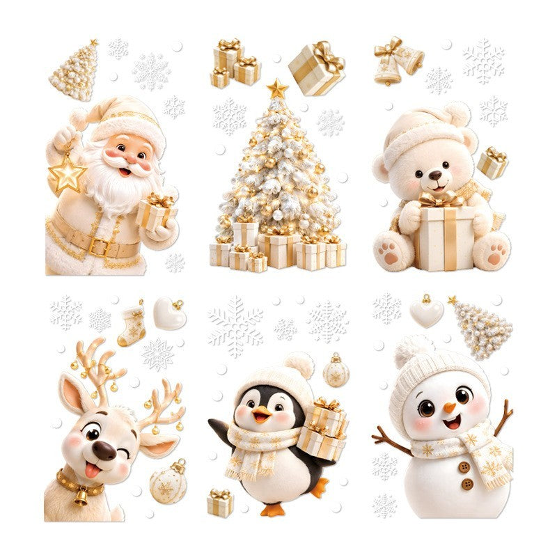 Christmas window clings by Glow Ritual