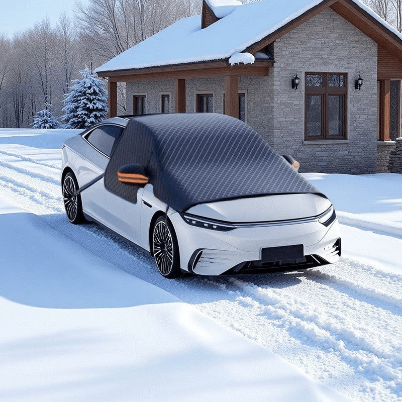 Windshield snow cover by Glow Ritual