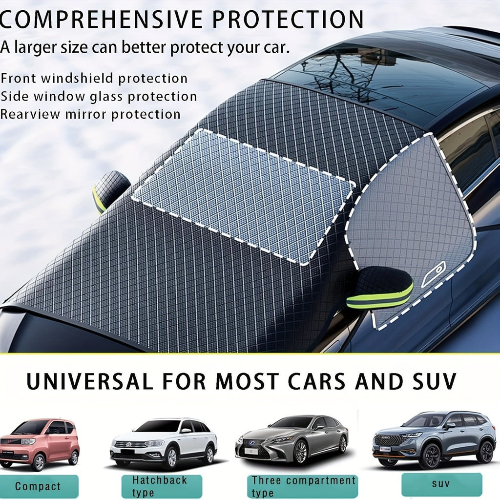 Windshield snow cover by Glow Ritual