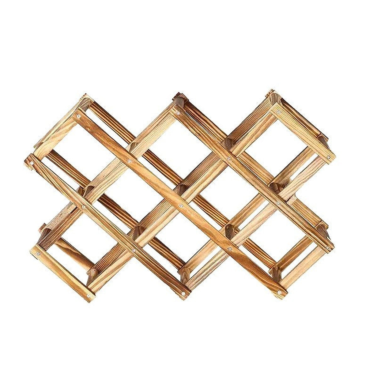 Wooden wine rack by Glow Ritual