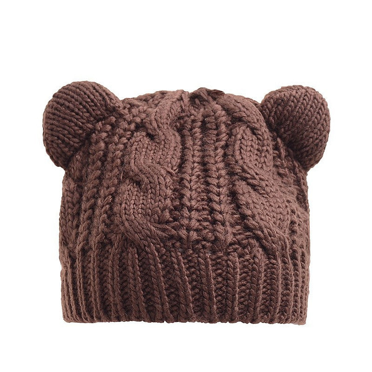 Women's cable knit beret by Glow Ritual