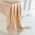 Oversized cashmere-feel scarf by Glow Ritual