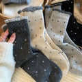 Women's wool blend crew socks by Glow Ritual