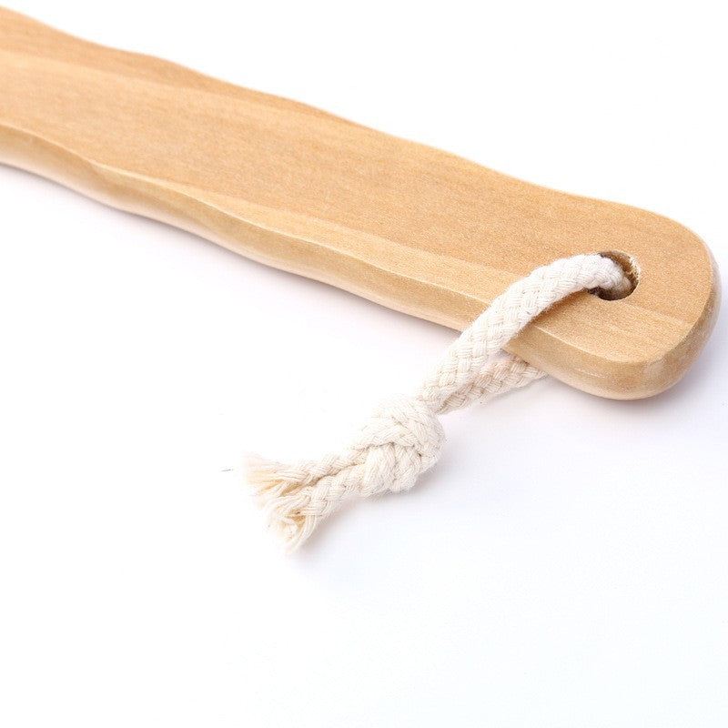 Natural bristle wooden bath brush by Glow Ritual