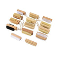 Wooden double-sided nail brush by Glow Ritual