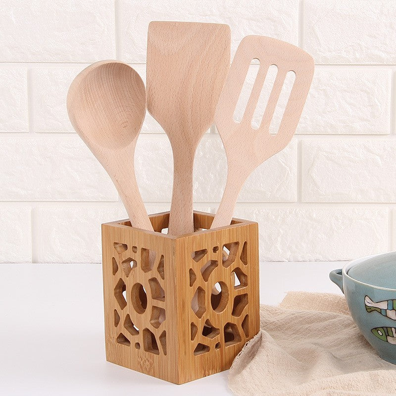 Beech wood cooking utensil by Glow Ritual