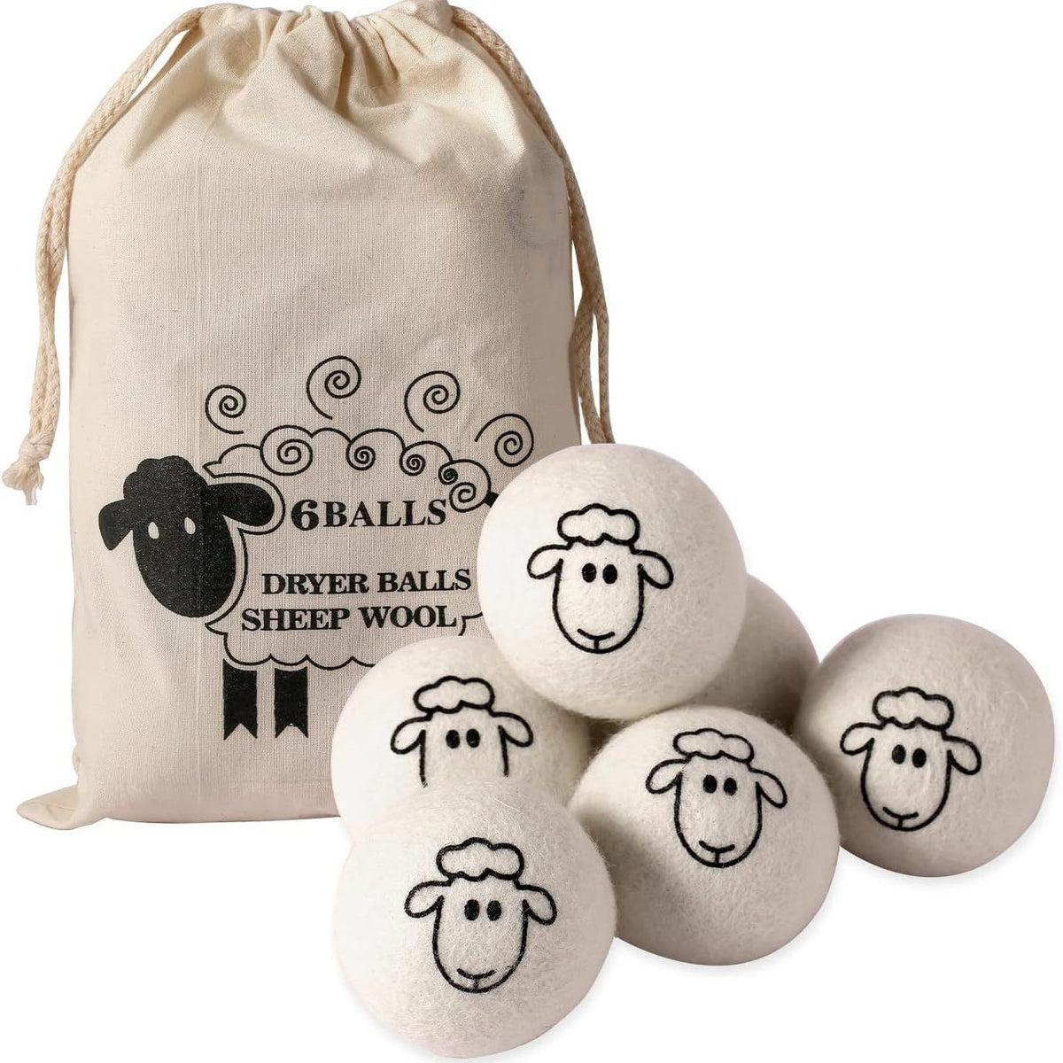 Wool dryer balls by Glow Ritual