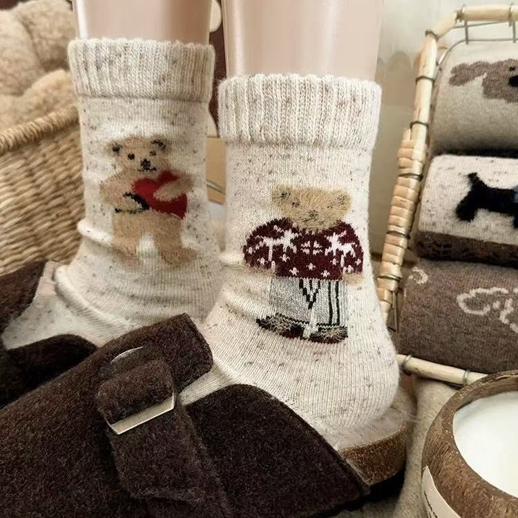 Cozy wool blend socks by Glow Ritual