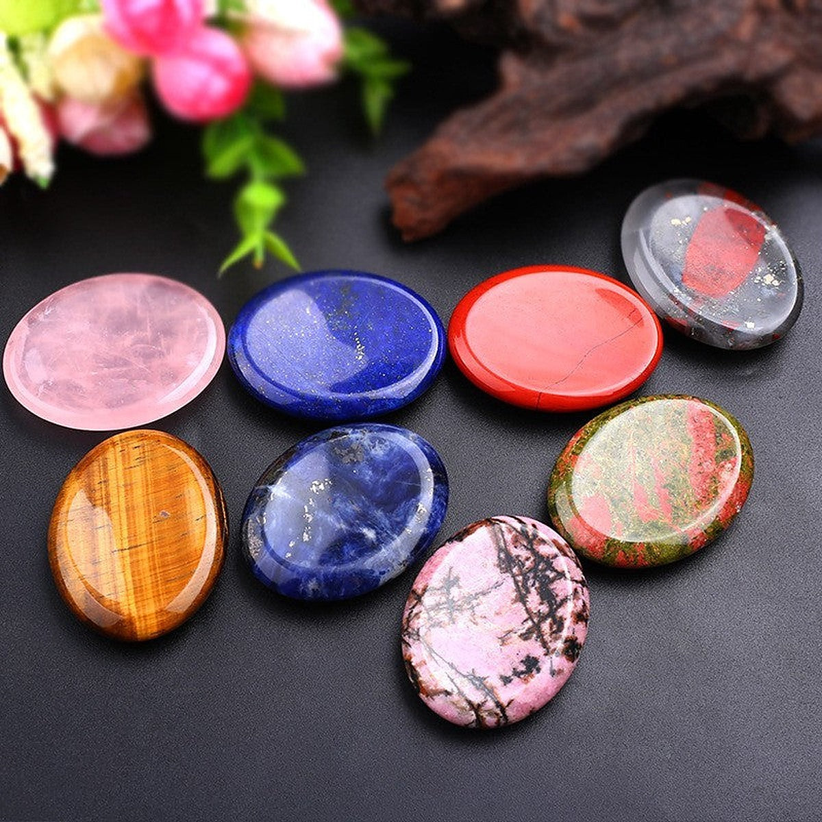 Crystal worry stone by Glow Ritual