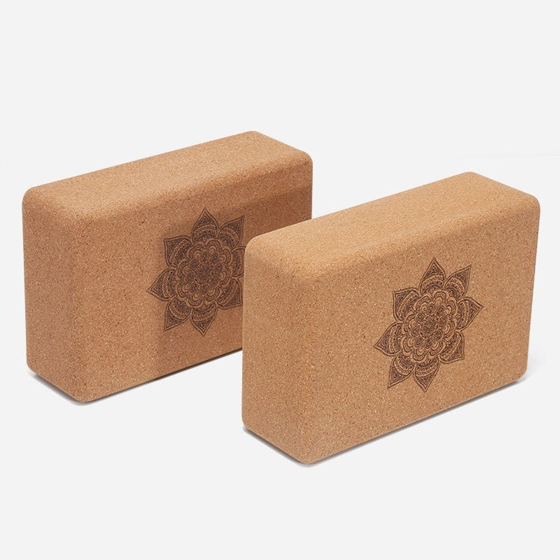 Cork yoga block by Glow Ritual