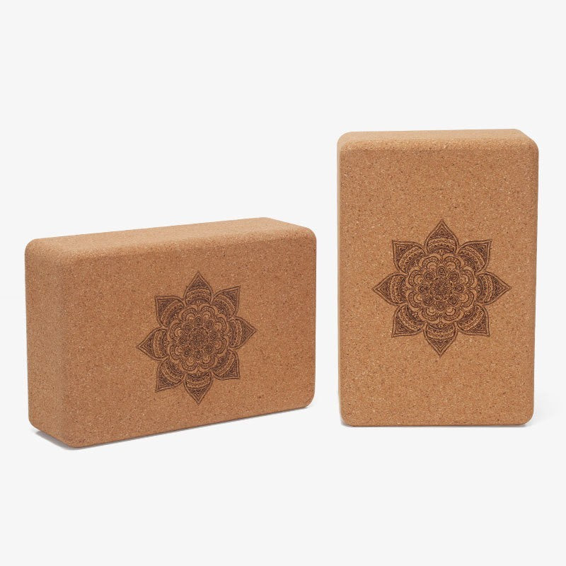 Cork yoga block by Glow Ritual