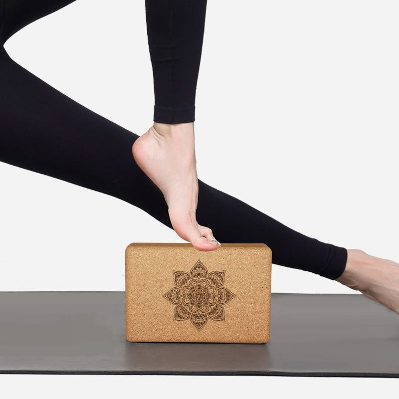 Cork yoga block by Glow Ritual