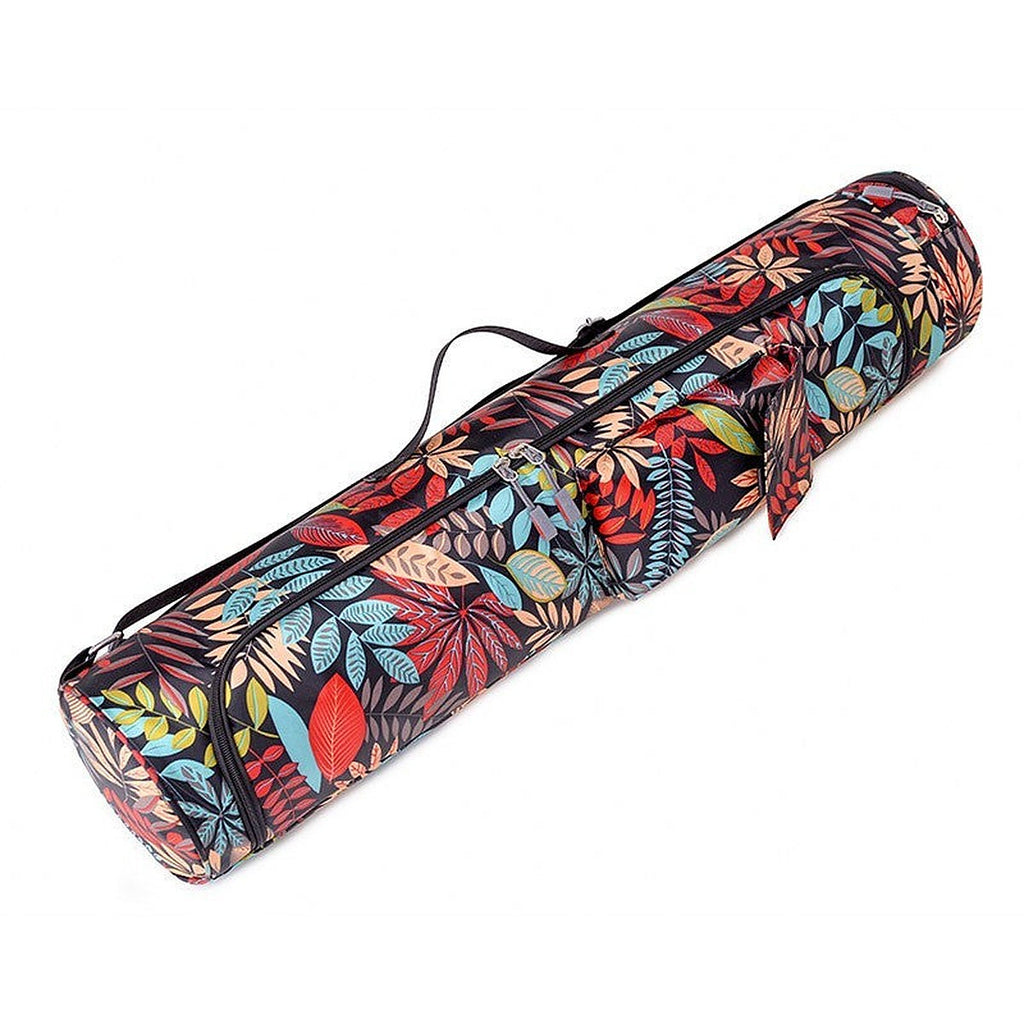 Full-zip canvas yoga mat bag by Glow Ritual