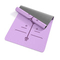 Non-slip TPE yoga mat by Glow Ritual