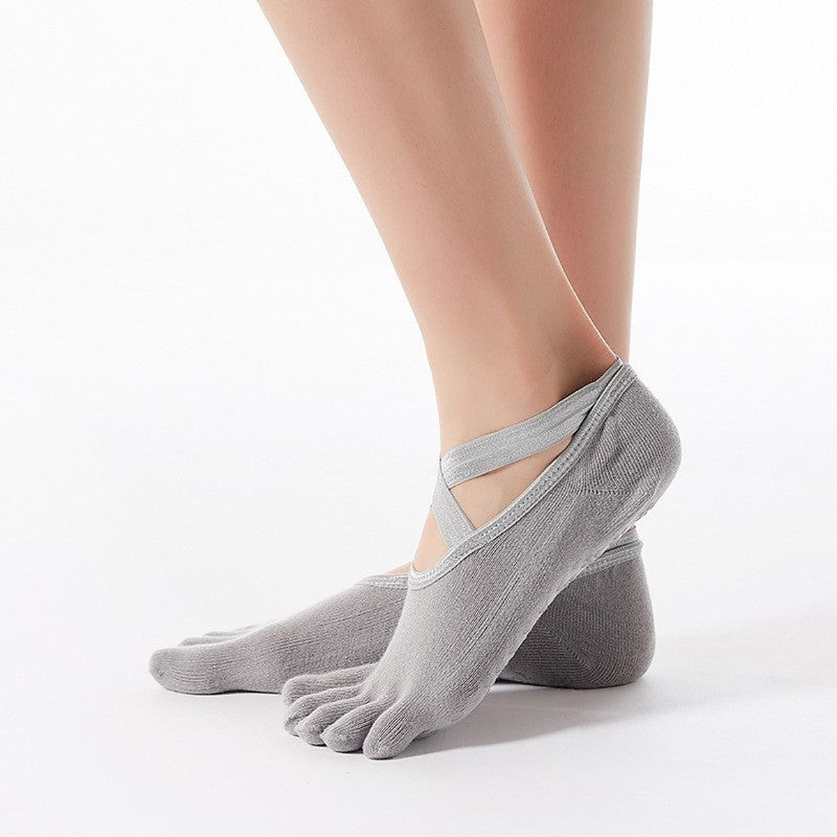 Non-slip five-toe yoga socks by Glow Ritual