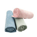Non-slip silicone grip yoga towel by Glow Ritual